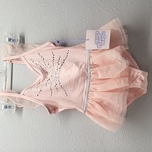 New more than magic pink little girl dress size xs(4/5)